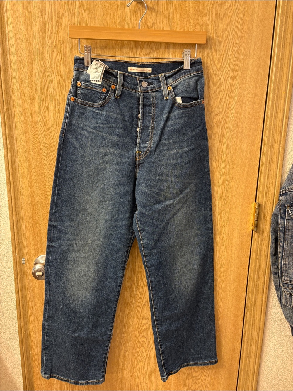 Levi's Dark Blue Straight-Leg Jeans